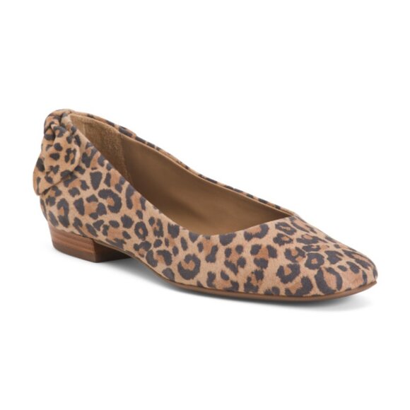 BERNARDO Made In Brazil Suede Eloisa Ballerina Flats